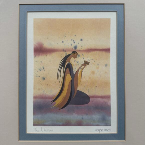Maxine Noel Ioyan Mani SIGNED Lmtd Ed. Print Framed, First Nations Artist - Picture 2 of 4